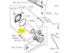 NEW FACTORY KAWASAKI AIR FILTER 11013-0782 FITS KAWASAKI SxS, KRX1000 &amp; RIDGE