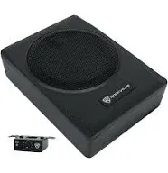 Rockville SS65P 400w 6.5&#034; Slim Under-Seat Active Powered Car/Truck Subwoofer Sub