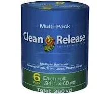 Duck Clean Release® 1.88" x 60 yd Multi-Surface Painter's Tape - 3 Pack