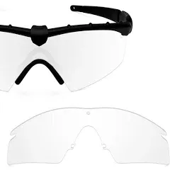 Vonxyz Lenses Replacement for Oakley M Frame 2.0 Strike Sunglass - High Intensity Clear