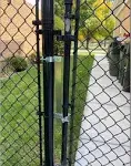 Automatic Gate Closer Self Closing Auto Backyard Gate Closer with Adjustable Closing Tension for Side Gate, Dog & Pool Gate, Chain Link Fence