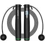 RENPHO Cordless Jump Rope, Weighted Jump Rope with Counter, Jump Ropes for Fitness, Smart Skipping Rope for Crossfit, Gym, Burn