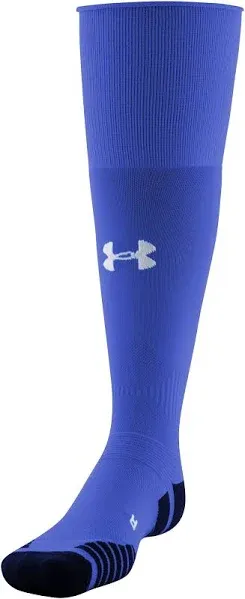 Under Armour, UA Soccer Over the Calf Socks Navy Mens 8.5-13 Womens 10-14.