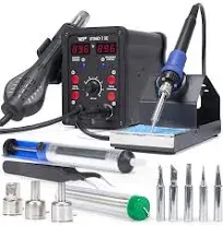 WEP Hot Air Soldering Iron Station Kit 8786D-I SE