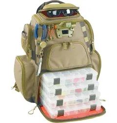 Wild River NOMAD Lighted Tackle Backpack w/4 PT3600 Trays - WT3604