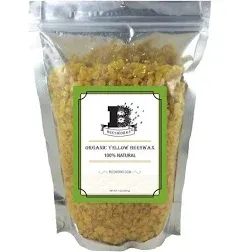 Beesworks 14oz Organic Yellow Beeswax 100% Natural Organic Pellets Unopened