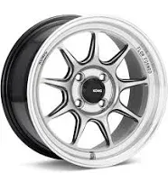 Konig Countergram 17x9 5x114 +43 Hyper Chrome w/ Machined Lip