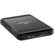 ADATA Entry SC685 Series 250GB Black External SSD USB 3.2 Gen 2 Type-C Compatible with Xbox and PS4