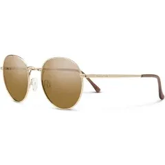 Suncloud Bridge City Sunglasses, Rose Polarized Pink Gold Mirror