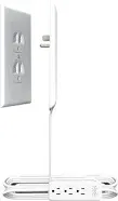 Sleek Socket Wall Plate 3-Outlet Extension Cord