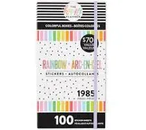 Sticker Pack for Calendars, Journals and Projects –Multi-Color, Easy Peel – Scra