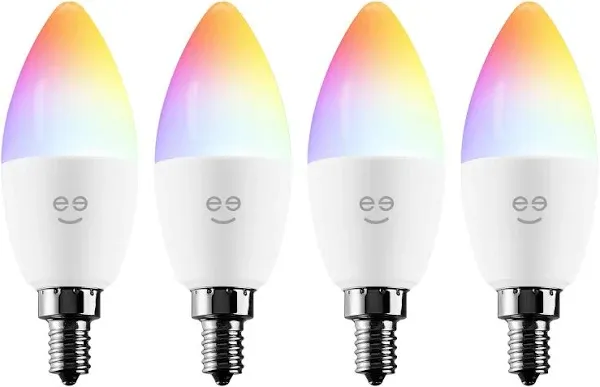 Geeni Prisma Plus Candle Light Bulb 4-Pack