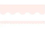 Teacher Created Resources Blush Scalloped Border Trim