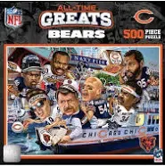 Chicago Bears All Time Greats 500 Piece Puzzle