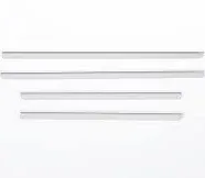 Putco Chrome Window Trim Accents -Fits Silverado/Avalanche/Suburban/Tahoe/GMC Sierra/Yukon 07-14 Crew Cab