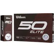 Wilson Fifty Elite Golf Balls - 12 Pack, Orange