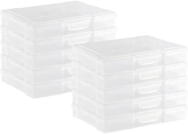 Transparent 4" x 6" Photo Storage Boxes