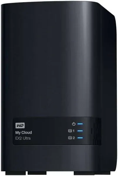 WD WDBVBZ0000NCH-NESN My Cloud EX2 Ultra Network Attached Storage - NAS