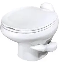 Aqua Magic Style II RV Toilet / Low Profile / White - Thetford 42059