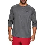 Under Armour Tech 2.0 Long-Sleeve Shirt - Men's Carbon Heather/Black, S