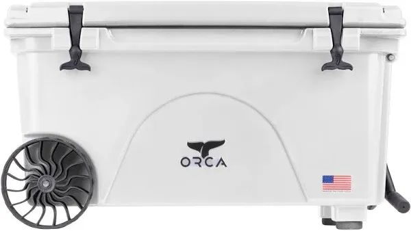 Orca 65 Quart Wheeled Cooler, Charcoal