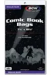 BCW Regular/Silver Comic Book Bags