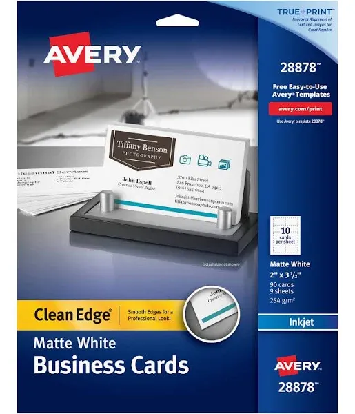 Avery 28877 Clean Edge Business Cards