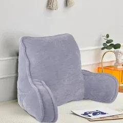 Home Soft Things Do-it-yourself Super Soft Bedrest Reading Pillow Back Support Pillow Backrest with Arms