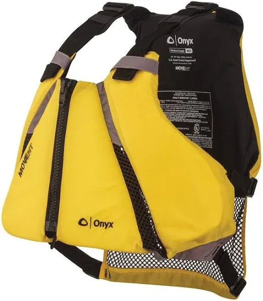 Onyx MoveVent Curve Life Vest / Jacket PFD, Adult XL/XXL, BLUE 122000-500-060<wbr/>-16