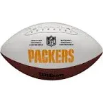 Wilson NFL Live Signature Autograph Football - Green Bay Packers