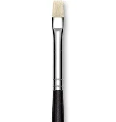 Utrecht Natural Chungking Pure Bristle Brush - Round, Size 12, Long Handle