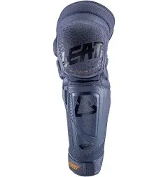 LEATT 3DF Hybrid EXT White/Black Knee and Shin Guard (501940074)