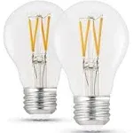 Feit Electric LED A19 Medium Base Light Bulb - 40W Equivalent - 15 Year Life - 450 Lumen - 2700K Soft White - Dimmable | 2-Pack