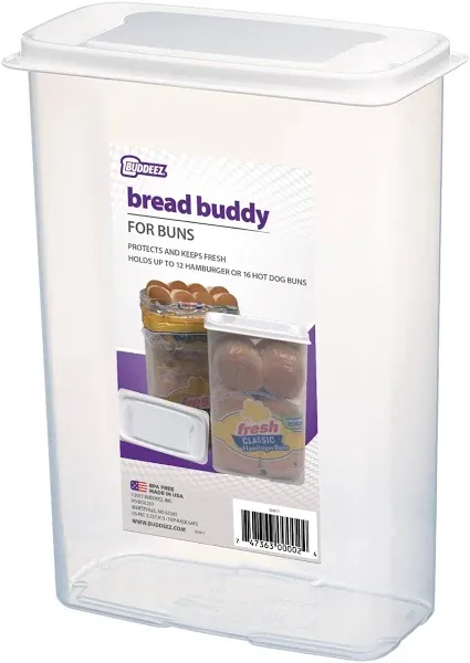 Buddeez Bread Buddy for Hamburger and Hot Dog Buns