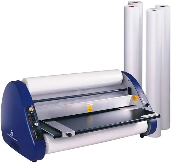 USI Thermal (hot) Roll Laminator, CSL 2700, Laminates Films Up to 27 Inches Wide and 3 Mil Thick, 1