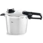 Fissler Vitavit Premium Pressure Cooker with Steamer Insert, 6.3 Quart