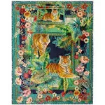 Johnny Was Tigres Travel Throw Blanket - Multi