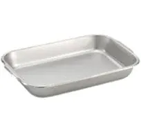 Vollrath 61230 14.8" x 10 .25" x 2" Stainless Steel Bake and Roast Pan