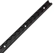 US Cargo Control Black L Track, 4 Foot Black Anodized Aluminum L-Track Trailer Tie Down Rail for Enclosed Trailers, Utility Trailers, or Truck Beds, Secure Motorcycles, ATVs, and Bikes