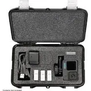 Pelican M60 Micro Case for GoPro Hero 12 - Waterproof GoPro Case for GoPro Hero 12 and Older Models (Compatible with GoPro Hero 12/11/10/9/8/7/6/5/Hero 2018) - Black