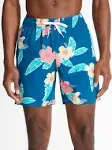 Chubbies floral reef 7” swim trunks new