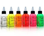 Bloodline Ink Professional Blacklight UV 6 Color Set