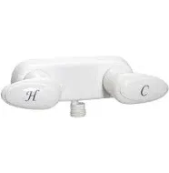 Valterra Pf223241 White 2-Handle 4 in Shower Valve