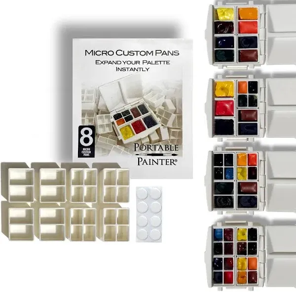 Portable Painter : Micro Expansion Pans : Set of 8