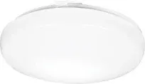 Lithonia Lighting FMLRDL 20IN 35840 M4 14 in. 44W White 120V Ceiling Light, 4000K, 4400 Lumens, 220W Equivalent 20-Inch Dimmable Round LED Flush Mount, 4000, 120 Volts, 44 Watts, Damp Listed