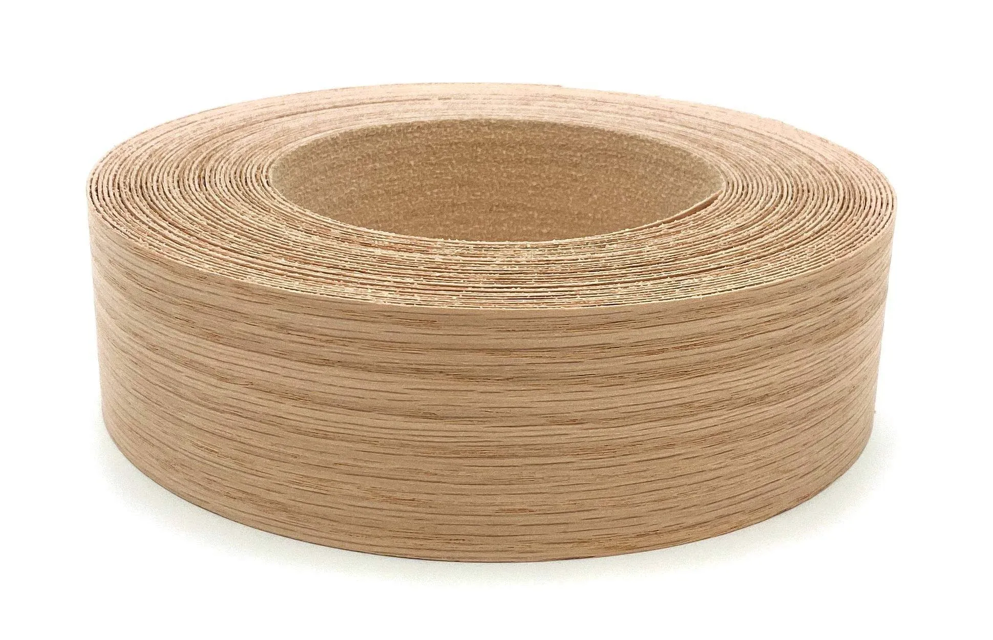 Red Oak Wood Veneer Edgebanding Preglued 2" x 50 Roll - Made in USA