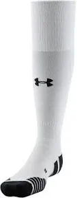 unisex Soccer Over-the-Calf Socks - White, MD, Under Armour