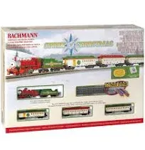 Bachmann Spirit of Christmas Electric Train Set 22 pc