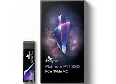 SK hynix Platinum P41 2TB PCIe NVMe Gen4 M.2 2280 Internal Gaming SSD, Up to SSD