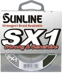 Sunline Braid SX1 Hi-Vis Yellow Pick Any Pound Test 125 Yard Bulk Spool